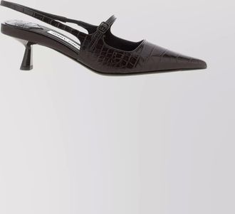 Jimmy Choo London leather slingback pumps