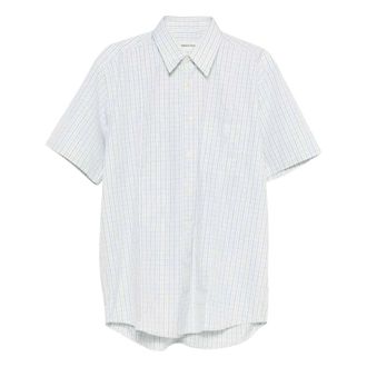 Namacheko Short Sleeve Shirts, male, Green, Size: XS Cordelia Checked Shirt