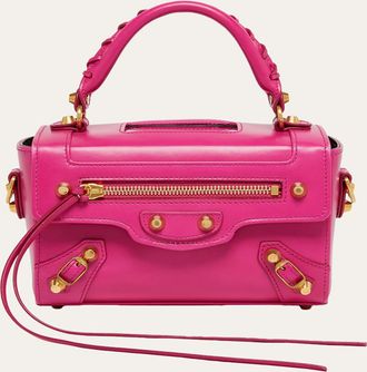 Balenciaga Le City Leather Top-Handle Bag