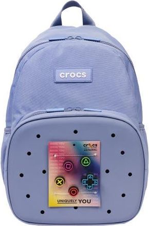 Crocs Back to School Backpack with EVA Front Pocket Customizable Jibbitz Backpack in Blue Haze at Nordstrom, Size Large
