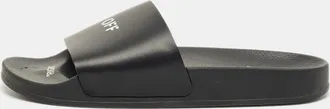 Off-white Black Rubber Arrow Pool Slides