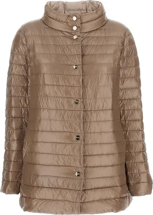 Herno Reversible A-Shape Jacket with High Collar