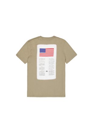 Alpha Industries T-Shirt ALPHA INDUSTRIES Blood Chit T-Shirt, Herren, Gr. XS, gr&uuml;n (olive), Obermaterial: 100% Baumwolle, Shirts T-Shirt
