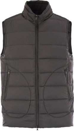 Herno Gilet con zip - Grigio