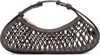 Cult Gaia Mesh Hobo Tas - Dames - Handtassen - Bruin - ONE Size - Leer - Tassen