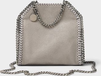 Stella McCartney Womens Falabella faux-leather chain handbag
