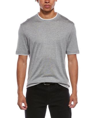 Brunello Cucinelli Silk-Blend T-Shirt