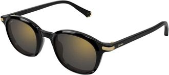 Cartier Sunglasses, unisex, Black, 49 MM, Ct0584S 001 Sunglasses