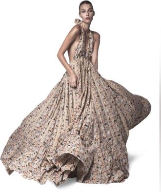 Kalita Runway Rofftop Halter Maxi Dress Size M