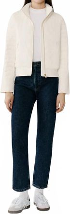 Soia & Kyo Isabella Down Blouson Jacket In White