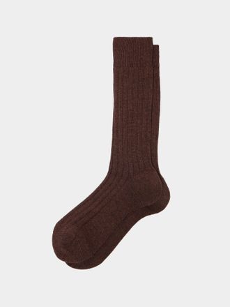 Maria La Rosa Womens Mens One Cashmere Mid-Calf Socks One Size