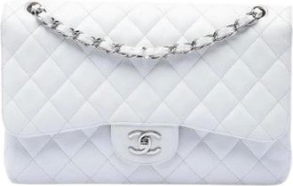 Chanel Borsa a spalla Pre-owned Double Flap - - Pre-owned - Donna - Bianco - ONE SIZE