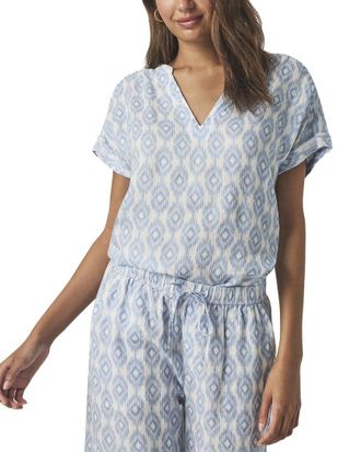 Splendid St Tropez Linen Blouse