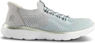 Rieker Schoenen, Dames, Blauw, 38 EU, Lichtgewicht Instap Sneaker