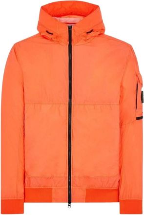 Stone Island Jassen, Heren, Oranje, M, Jassen