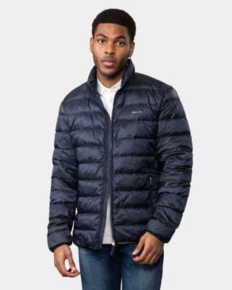GANT Light Mens Down Jacket - Blue - Size 2XL