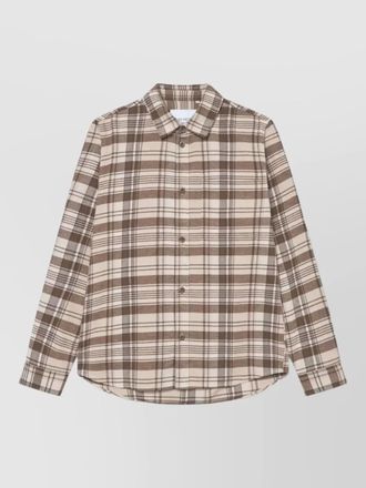 Les Deux lennon check shirt long sleeves collar