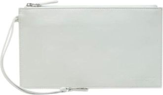 Bottega Veneta Pre-owned Clutches, female, White, Size: ONE SIZE Pre-owned Vintage Leather Pouch