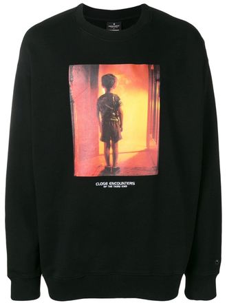 Marcelo Burlon Child sweatshirt - men - Polyester/Cotton - S - Black
