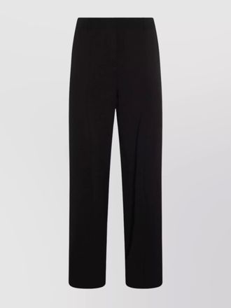 Jean Paul Gaultier pleated straight-leg tailored trousers
