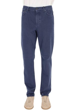 Ermenegildo Zegna Roccia Marble Cotton Five-Pocket Pants