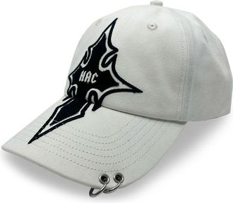 Haculla Praising Hac Dad cotton baseball cap - men - Cotton - One Size - White