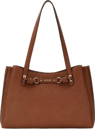 Guess Tassen, Dames, Bruin, ONE Size, Guess Camelia 3 Compartment Handtas Dames Bruin