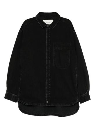 Entire studios Herculean denim jacket - women - Cotton - M - Black