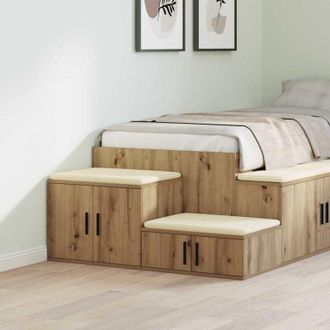 vidaXL Armadio rovere artigianale 118 x 41 x 40 cm Legno multistrato - Vidaxl