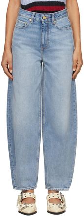 【関税＆送料込み】Valentino Garavani Faded-Effect Jeans Valentino Faded-effect blue jeans | TheDoubleF