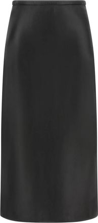Co Midi Rok - Dames - Midirokken - Zwart - M - Leer - Rokken
