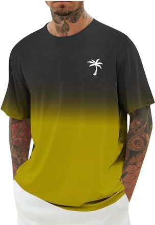 Generic XXXL T Shirts for Men UK, Mens T Shirts Mens Fashion Casual T-Shirts Breathable Lightweight Tee Top Hawaiian Print Summer Camping Hiking Holidays Ever
