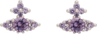 Vivienne Westwood Earrings, female, Purple, Size: ONE SIZE Feodorita Earrings