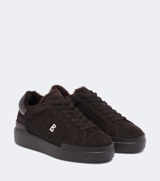 Bogner Hollywood 32 A shearling-lined suede sneakers