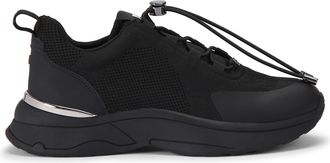 Kurt Geiger Womens Link Toggle Sneakers - Black Fabric - Size UK 5