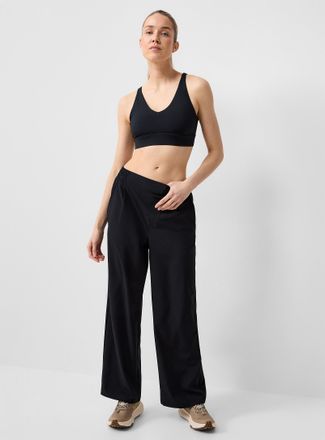 Projek Raw Womens Wide-leg stretch weave pant