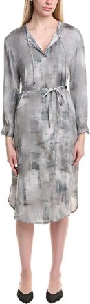 PESERICO Adjustable Tab Midi Dress