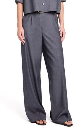 TWP Hudson Wool Blend Pants in Medium Indigo at Nordstrom, Size 12