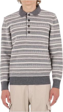 Eleventy Su&eacute;ter tipo polo - Knitwear - Hombre - Gris - M