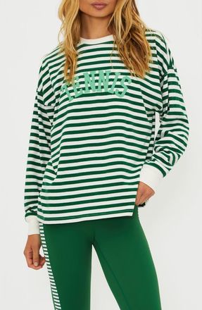 Beach Riot Cyra Stripe Top in La Palma Stripe at Nordstrom, Size X-Small