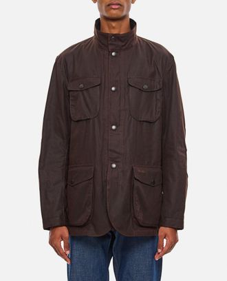 Barbour Brown Embroidered logo Jacket