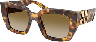 Miu Miu MUB05SF Asian Fit 14L20U Womens Sunglasses Tortoiseshell Size 51