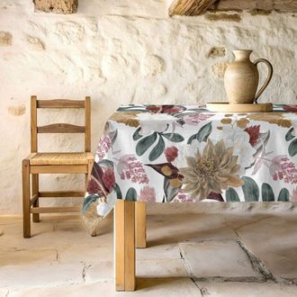 Muare Home Mantel antimanchas 100% algodón multicolor 250x155 cm