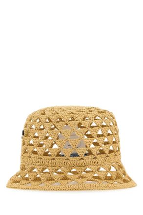 Prada Raffia Bucket Hat