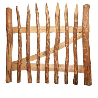 PRIMROSE Split Hazel Garden Gate Traditional Fence W1m x H1.8m in None