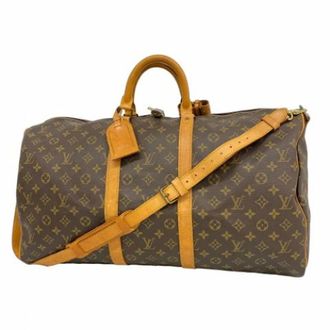 Louis Vuitton Vintage Weekend Bags, unisex, Brown, ONE SIZE, Pre-owned Weekend Bag