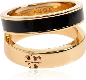 Tory Burch Accessoires, Dames, Geel, 46 MM, Icon Email Ring