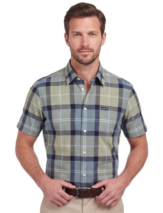 Barbour Overhemd Barbour Regular Fit groen