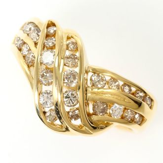 C&A Yellow Gold Yellow Gold (18K) Band Ring (Pre-Owned)