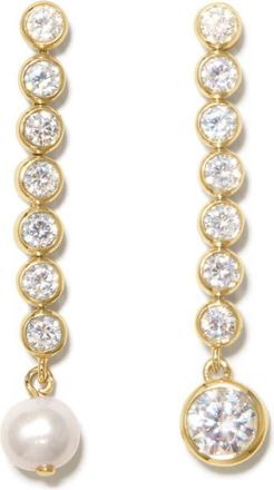 Completedworks Ascent Mismatched Linear Drop Earrings in Gold at Nordstrom